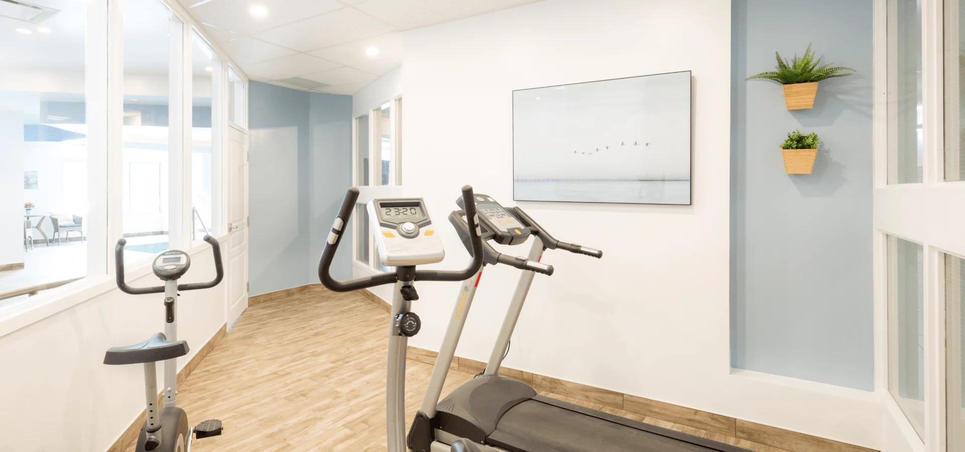 Gym Le Clair Matin Residence in Longueuil